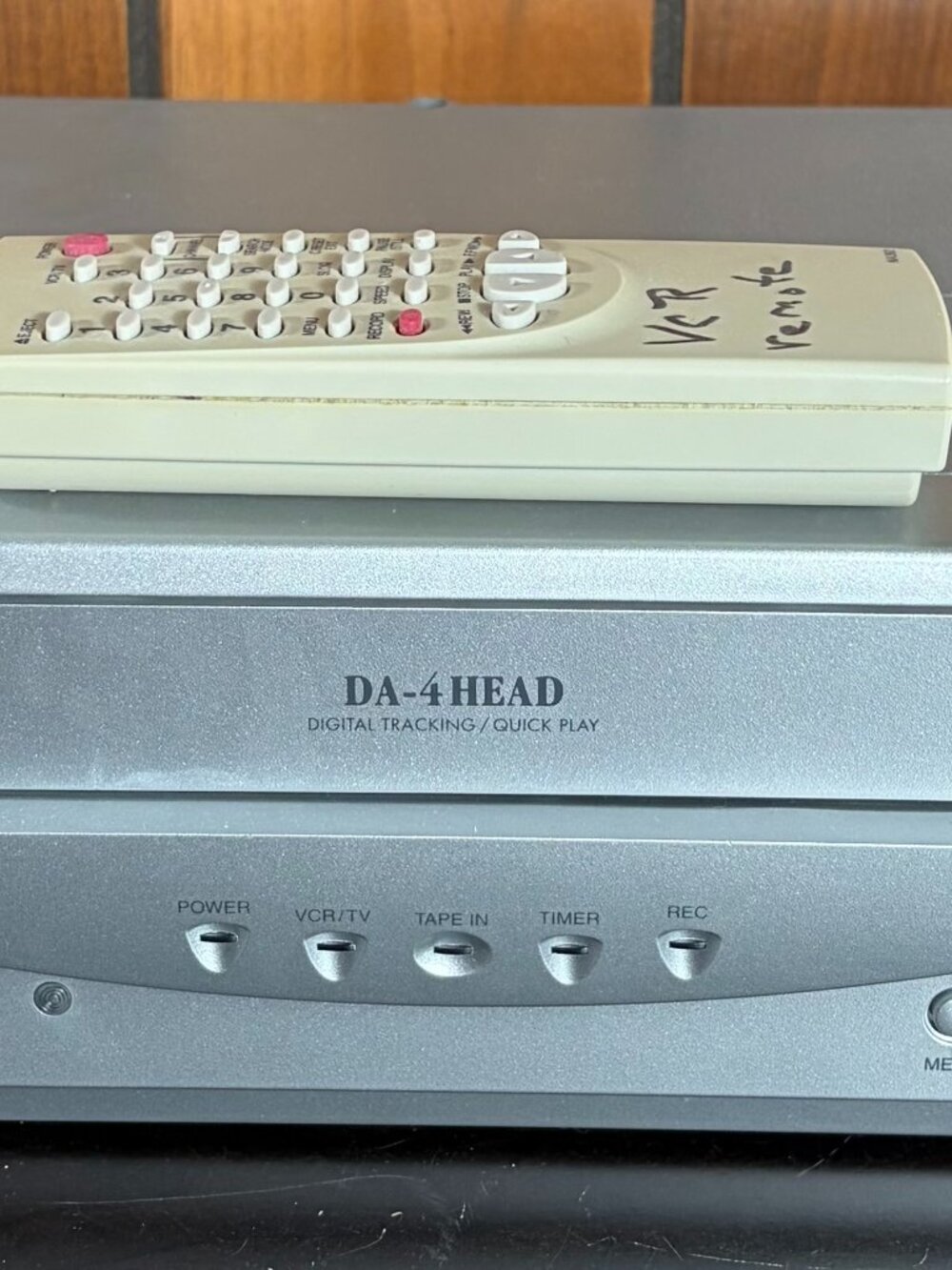 Emerson EWV403 DA-4 4Head VCR VHS Player/Recorder Tested w/ Remote - EUC